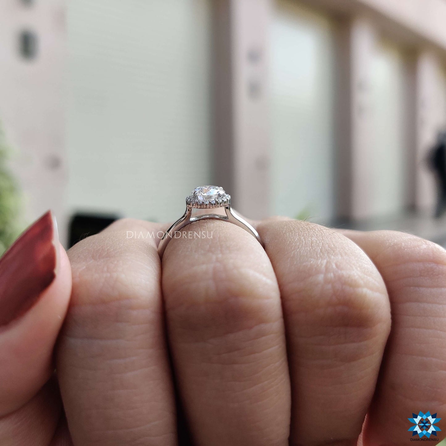 unique moissanite engagement rings - diamondrensu