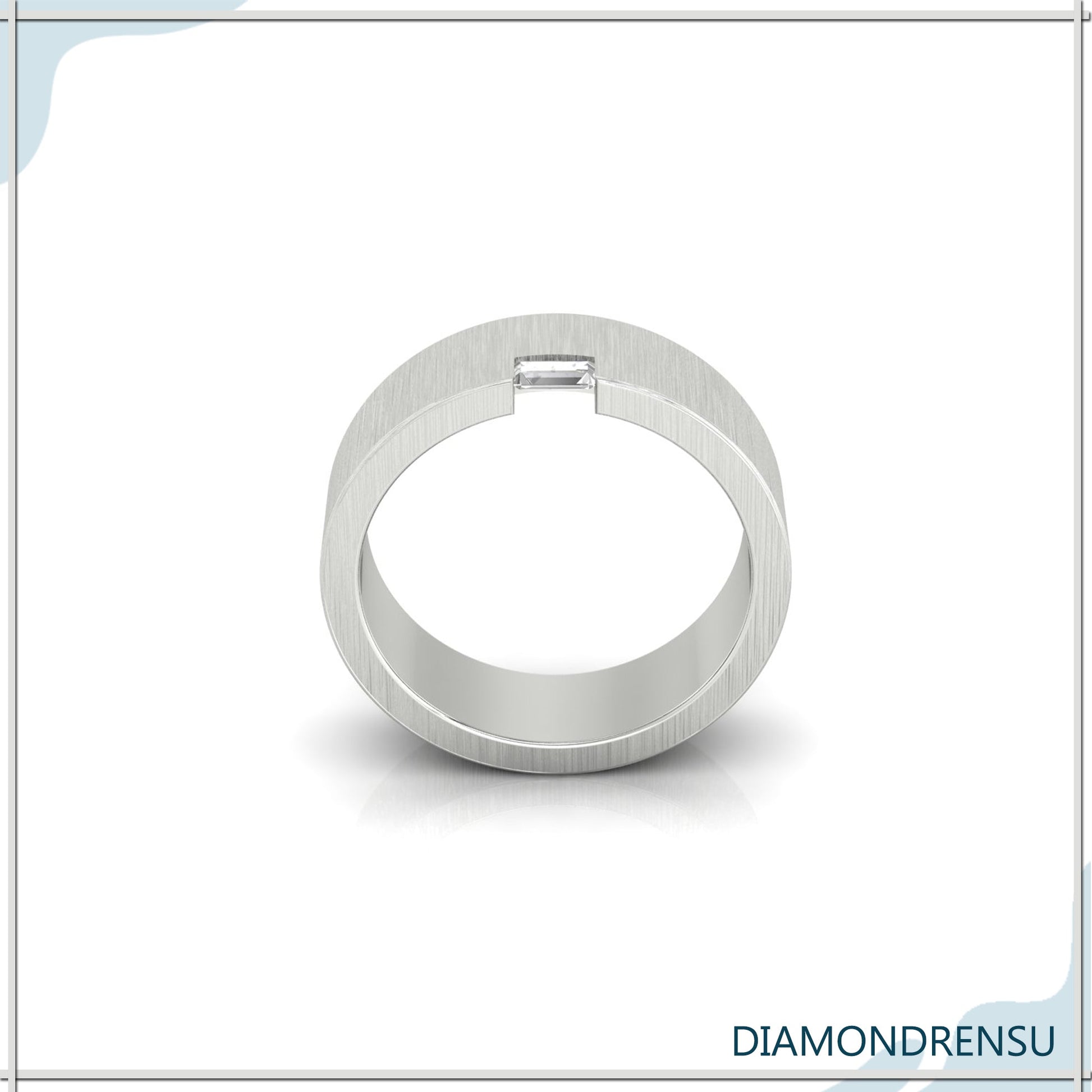 unique mens wedding bands - diamondrensu