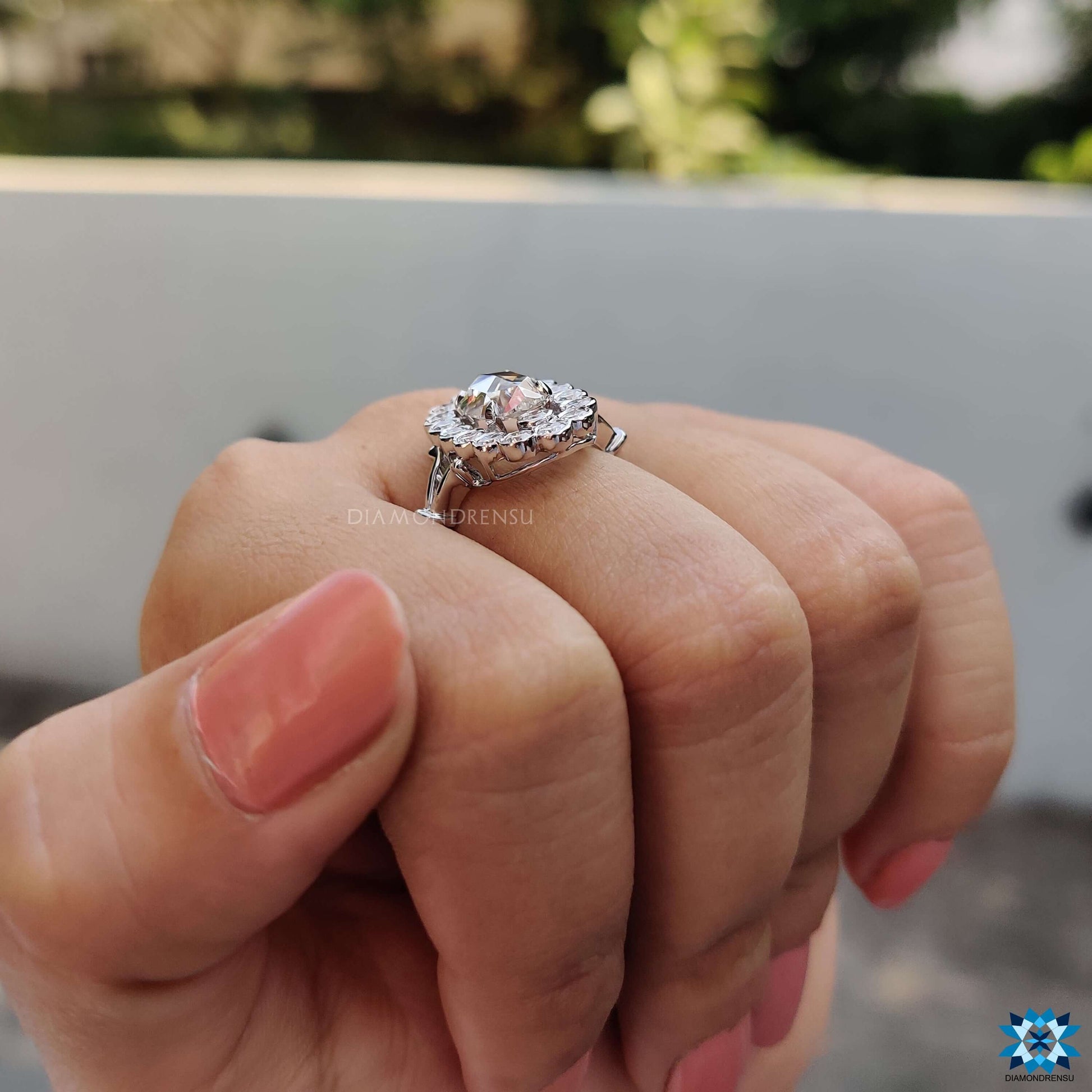 affordable moissanite engagement rings - diamondrensu