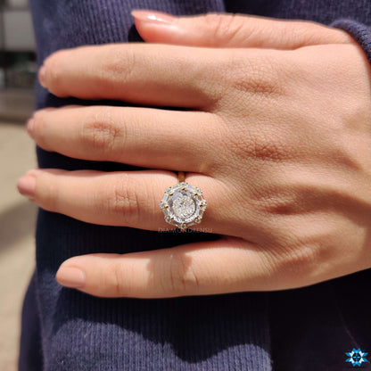 diamondrensu moissanite engagement ring