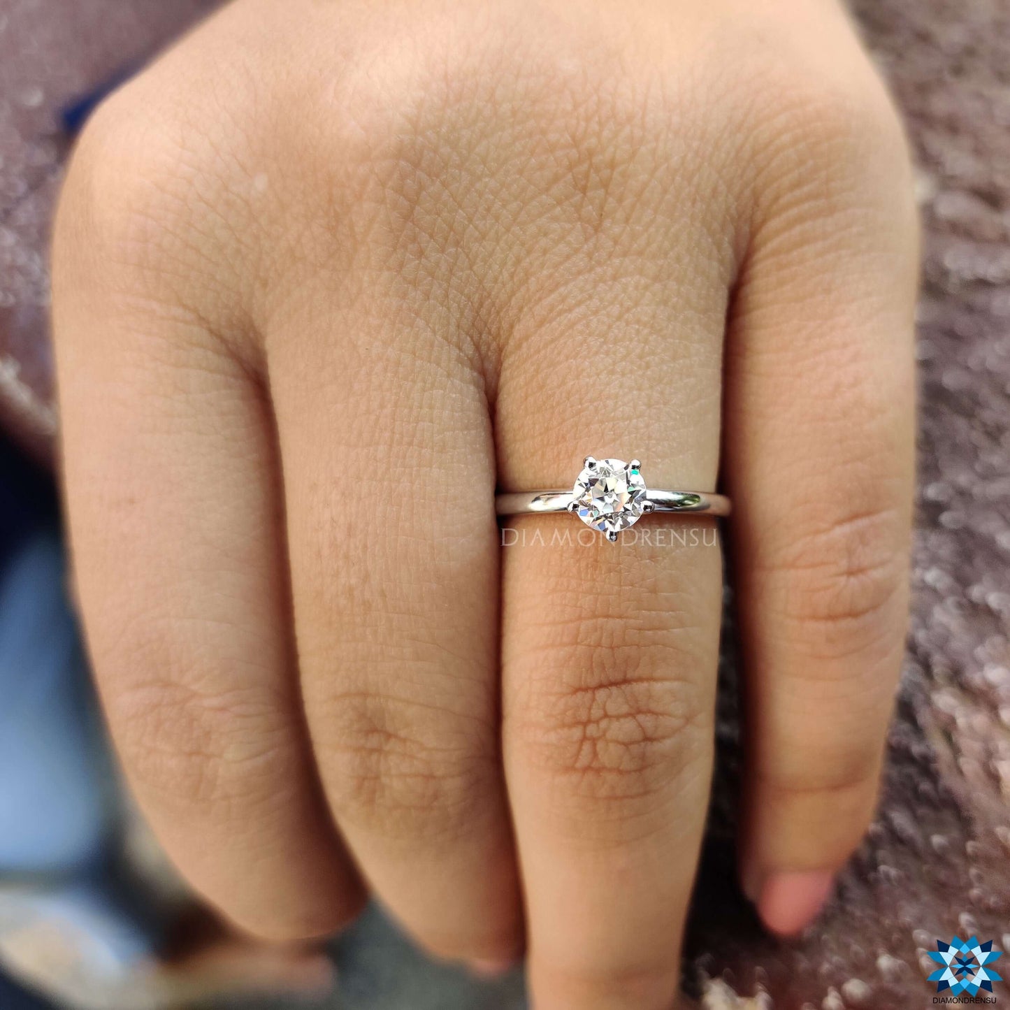 moissanite engagement rings - diamondrensu