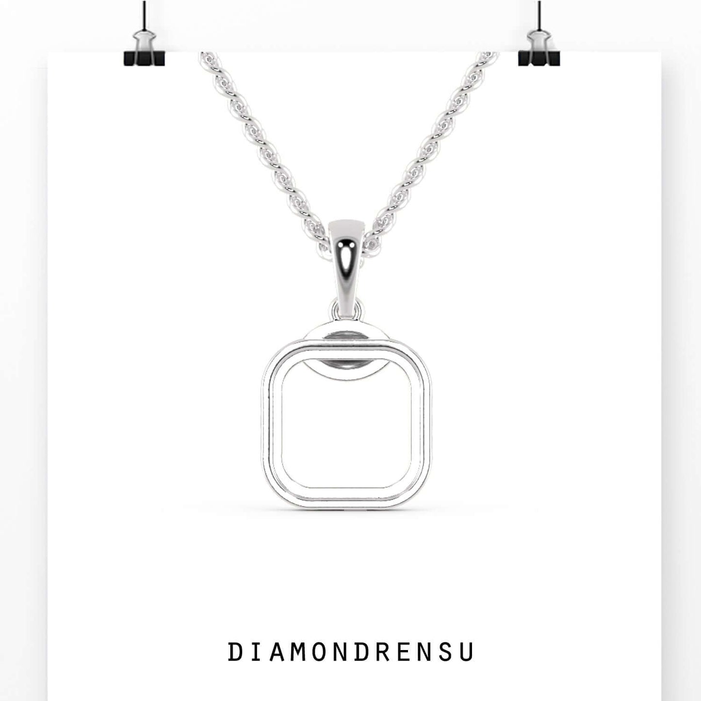 moissanite pendant - diamondrensu