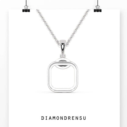 moissanite pendant - diamondrensu