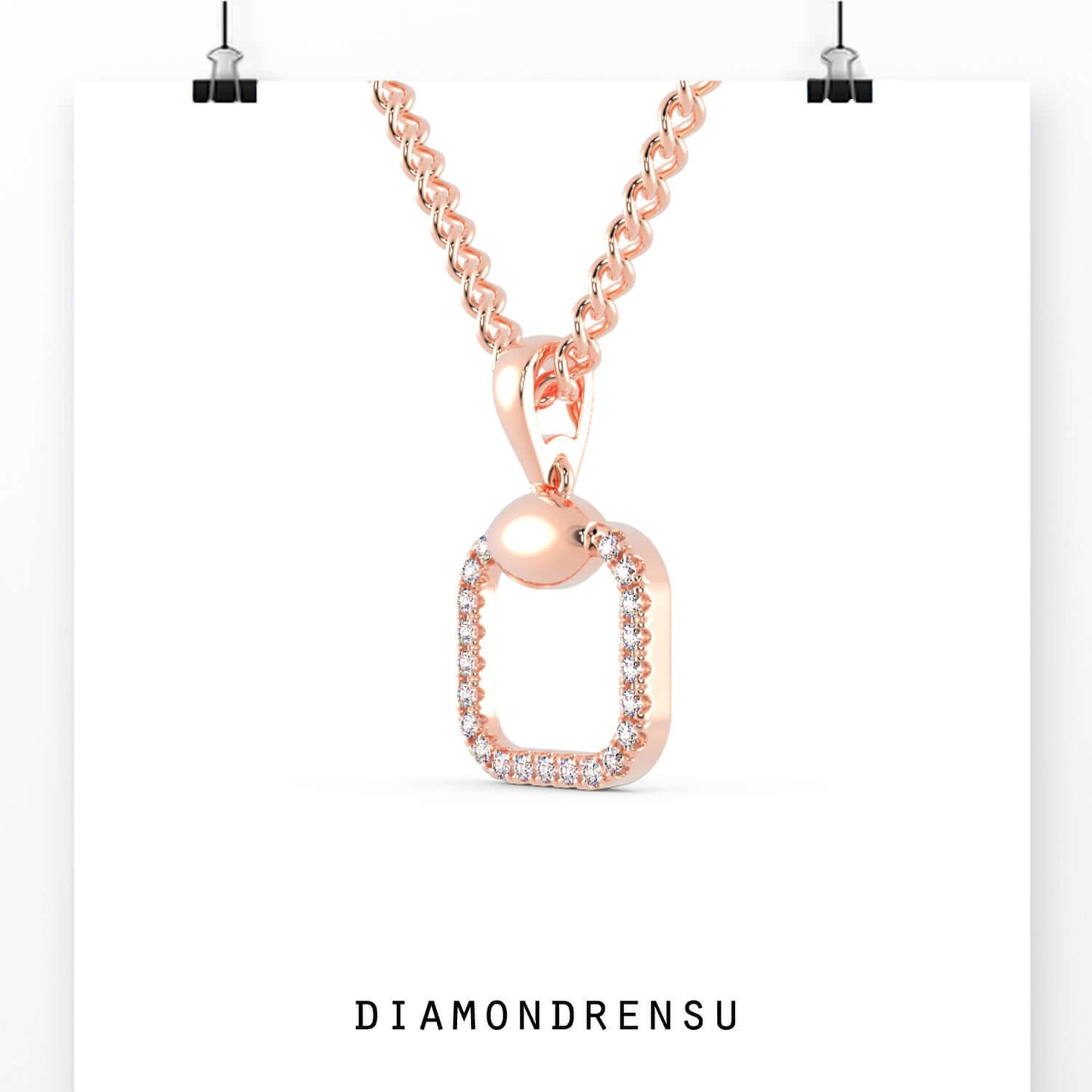 moissanite pendant - diamondrensu