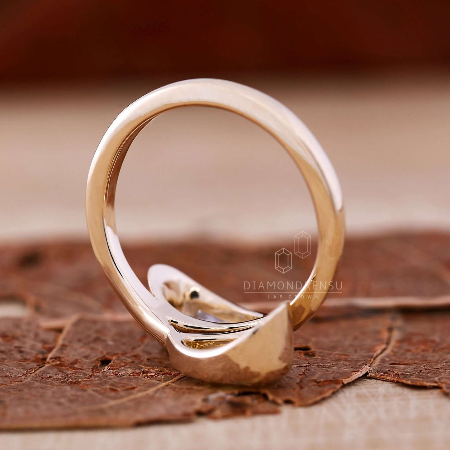 lab created diamond ring