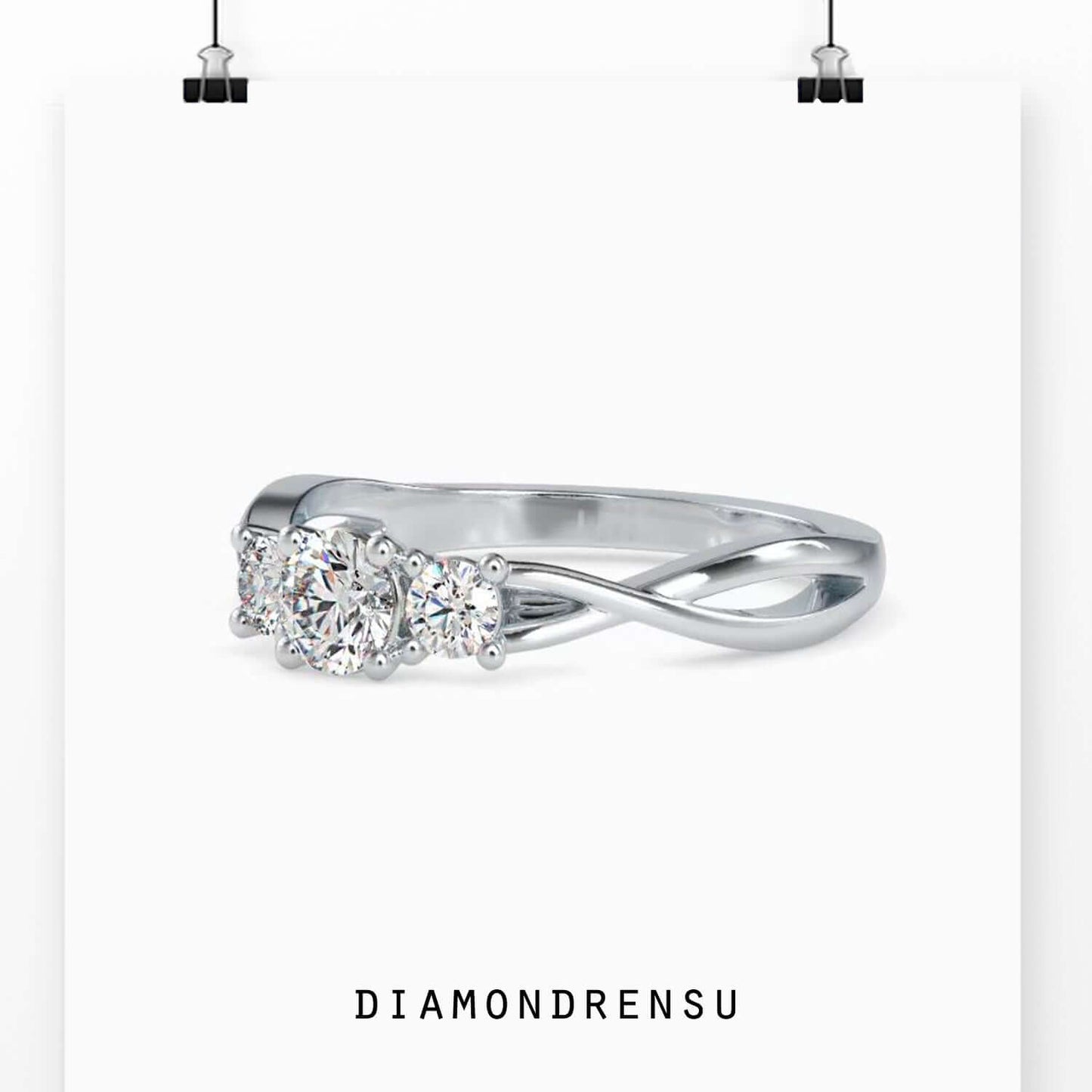 affordable moissanite engagement rings - diamondrensu