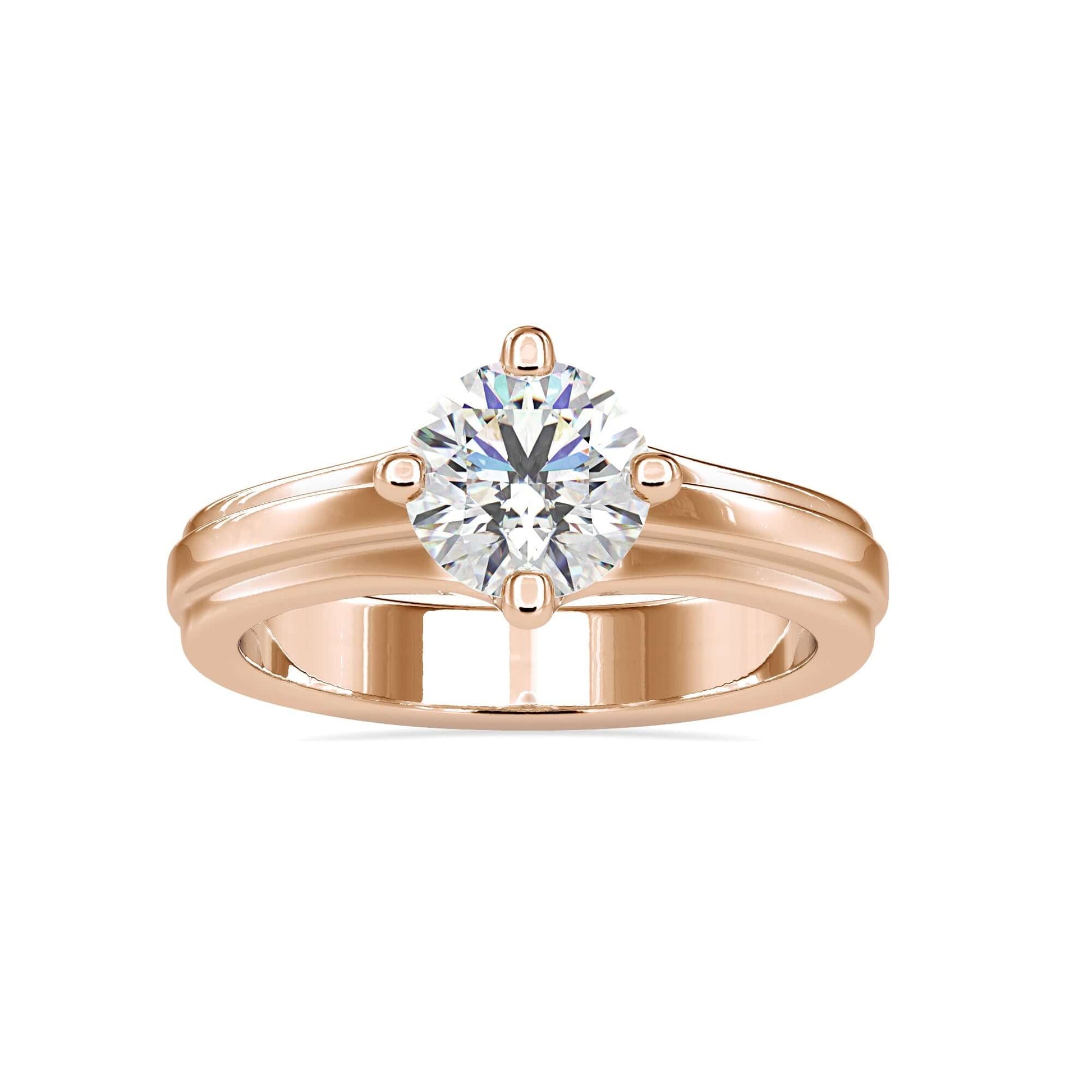 3 carat solitaire diamond ring with stunning brilliance and presence.
