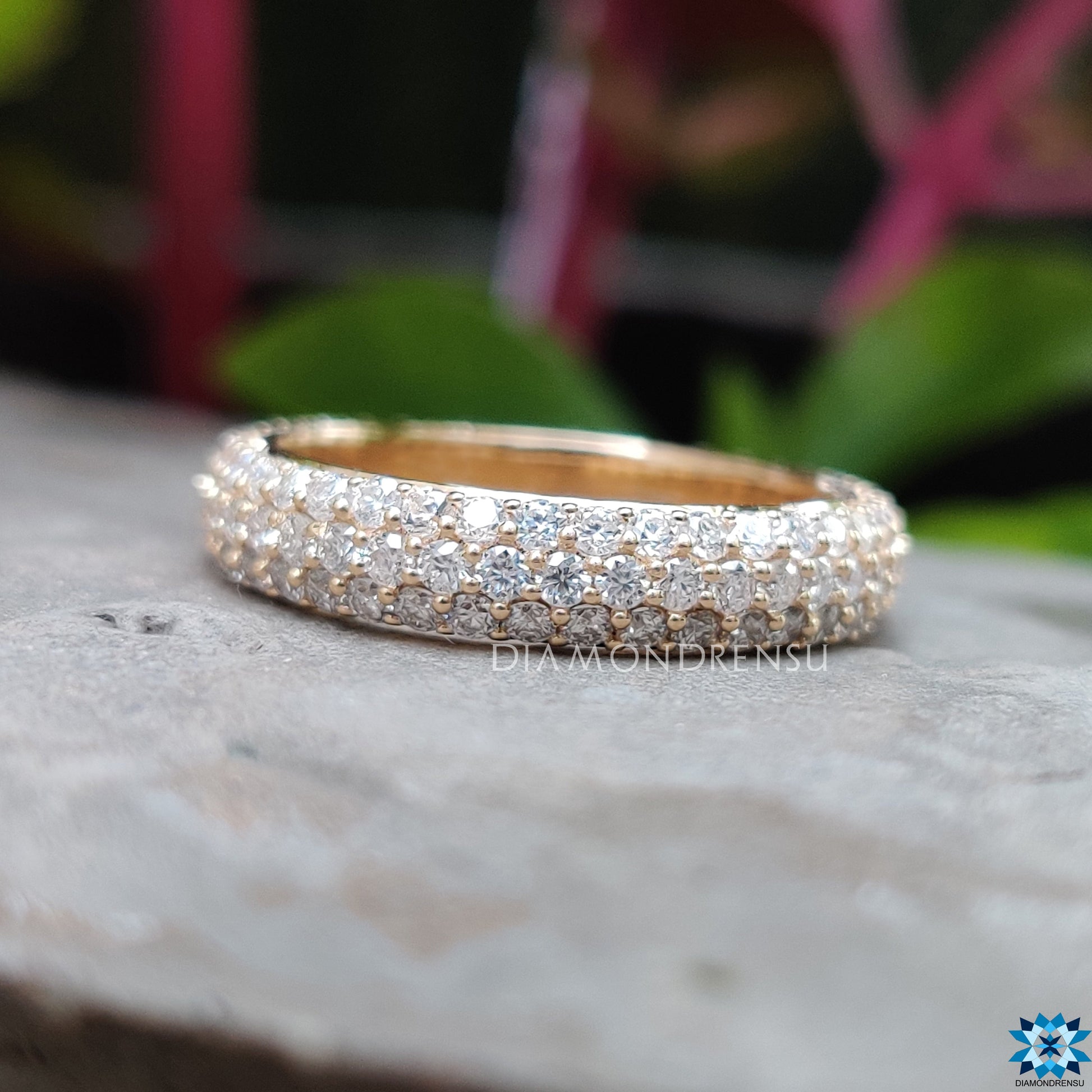 moissanite eternity band - diamondrensu