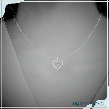 moissanite pendant set - diamondrensu